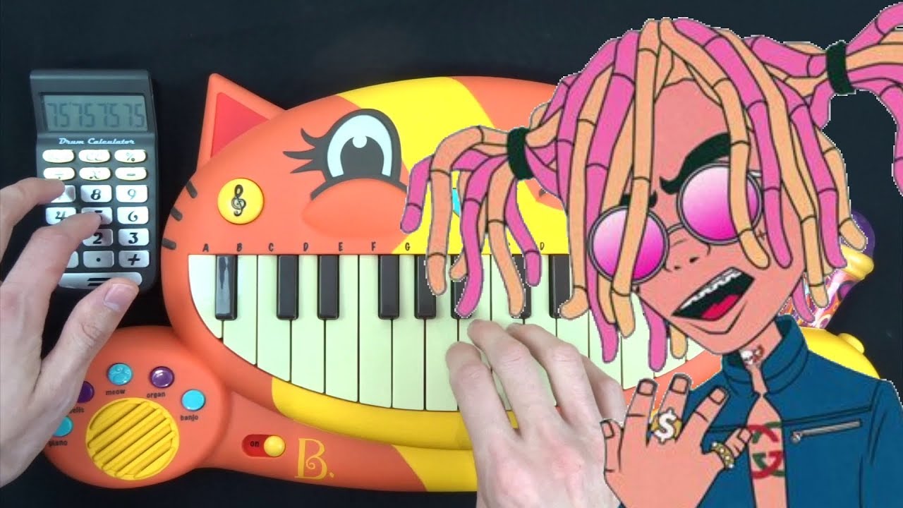 LIL PUMP - RACKS ON RACKS BUT IT'S ON A CAT PIANO AND A DRUM CALCULATOR