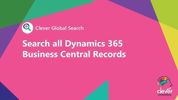Search all Dynamics 365 Business Central Records with Clever Global Search