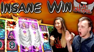 HUGE MEGA BIG WIN ON LIL DEVIL HEARTSTOPPER BONUS!!