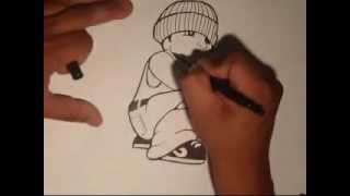 How to Draw a cholo 2- by wizard