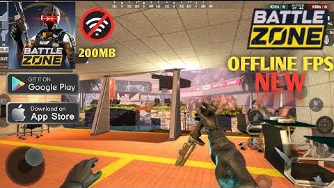 Game OFFLINE Android Terbaru - BattleZone FPS Shooter Gameplay Walkthrough Part 1 (iOS, Android)