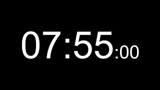 7 Minute 55 Second Timer (Sound Alert, Millisecond) | 7 Dakika 55 Saniye Sayaç (Sesli Uyarı, Salise)