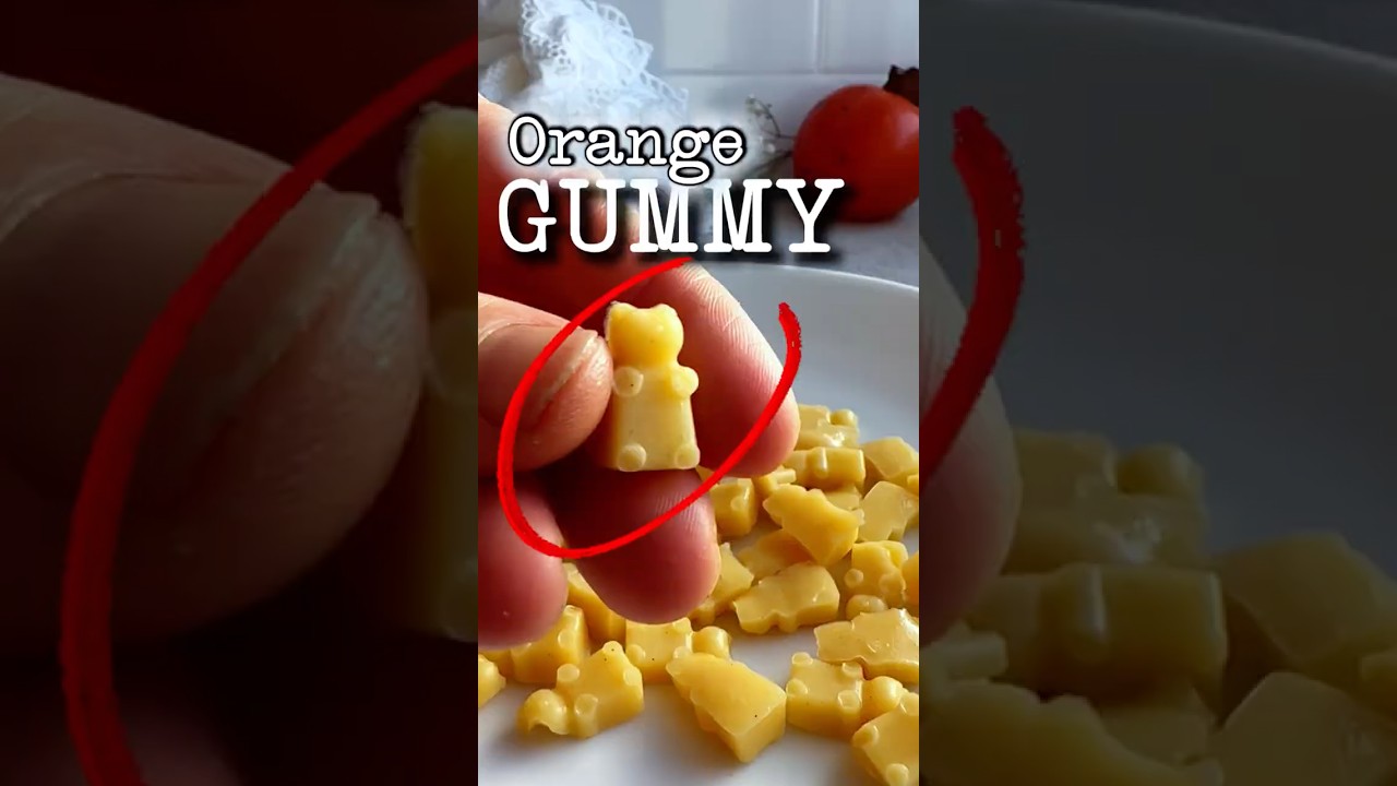 Healthy Orange Gummies🍊✨ 