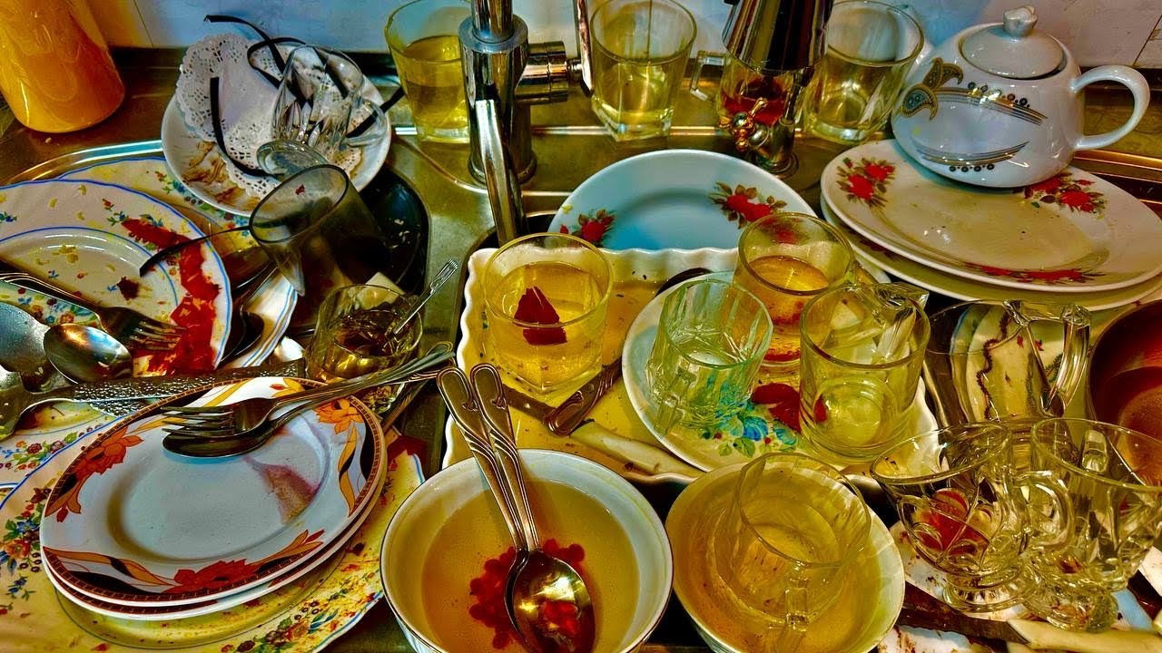 Hand Dishwashing ASMR – Relaxing Water & Bubble Sounds