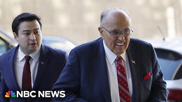 Jury deliberating in Giuliani election worker defamation case