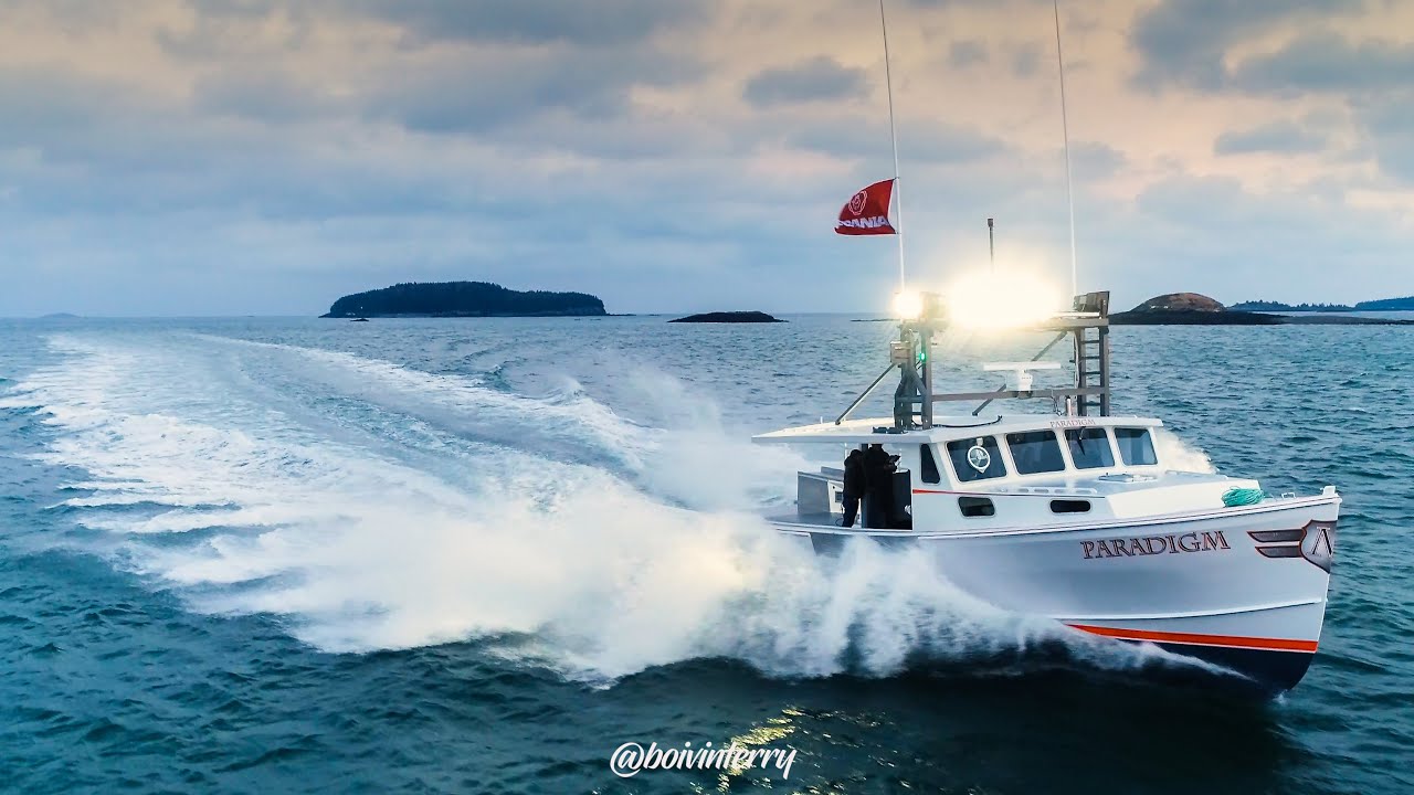 F/V PARADIGM hits the OCEAN in JONESPORT!!