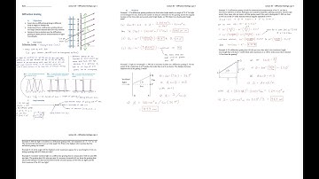 Lecture 20 — Diffraction Grattings