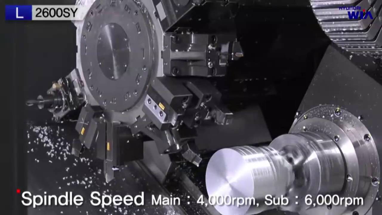 Hillary Machinery Hyundai Wia L2600SY Multi Tasking Turning Center