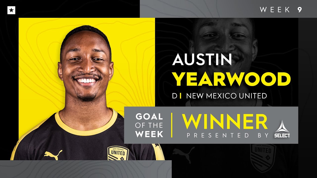 USL Championship Goal of the Week Winner Presented by Select | Week 9 ...