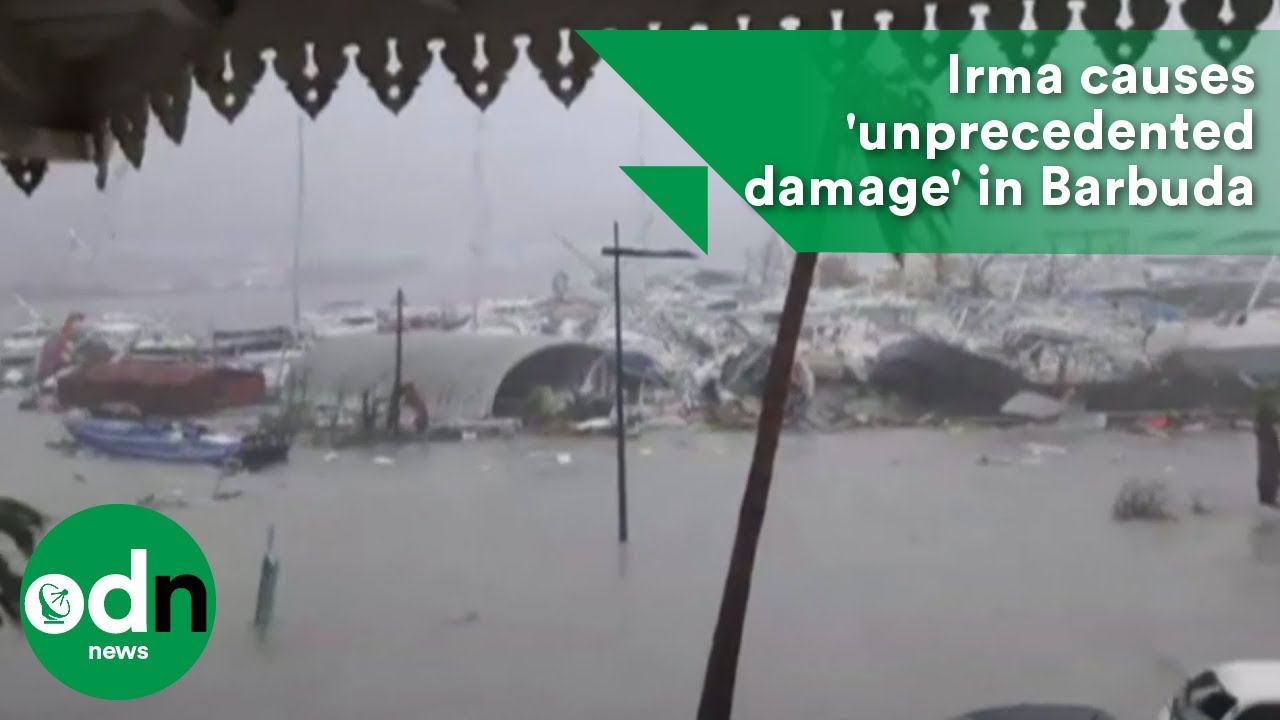 Hurricane Irma causes 'unprecedented damage' in Barbuda