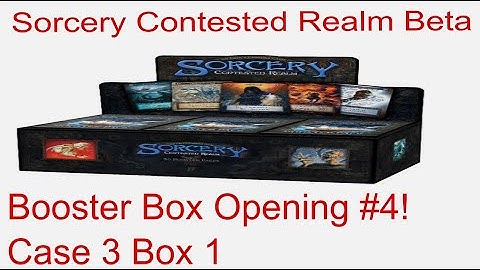 Sorcery Contested Realms Beta Booster Box Opening! Box #4