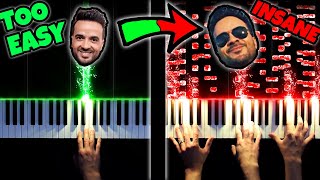 Video thumbnail of "Despacito from TOO EASY to INSANE"