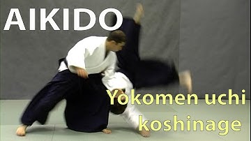Yokomen uchi koshinage | Справочник техник айкидо | Aikido techniques reference
