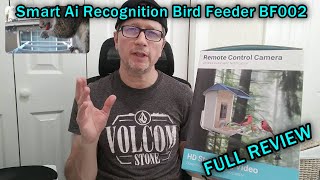 Farmice Smart Ai Recognition Bird Feeder BF002, Unboxing, Installation, Setup, Review
