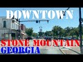 Stone Mountain - Georgia - 4K Downtown Drive