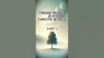 FINDING PEACE IN A CHAOTIC WORLD - Part 1 - God’s Peace Is Different #shorts #christian #motivation