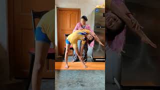 side bending practice #youtubeshorts #milestonecomplete #yogainsipiration #yogapostures #challenge