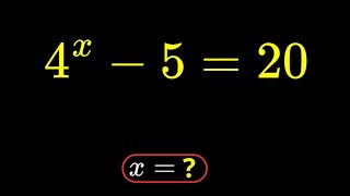 Only 1% Can Solve This Exponential Equation 🤯 Can You Find x?