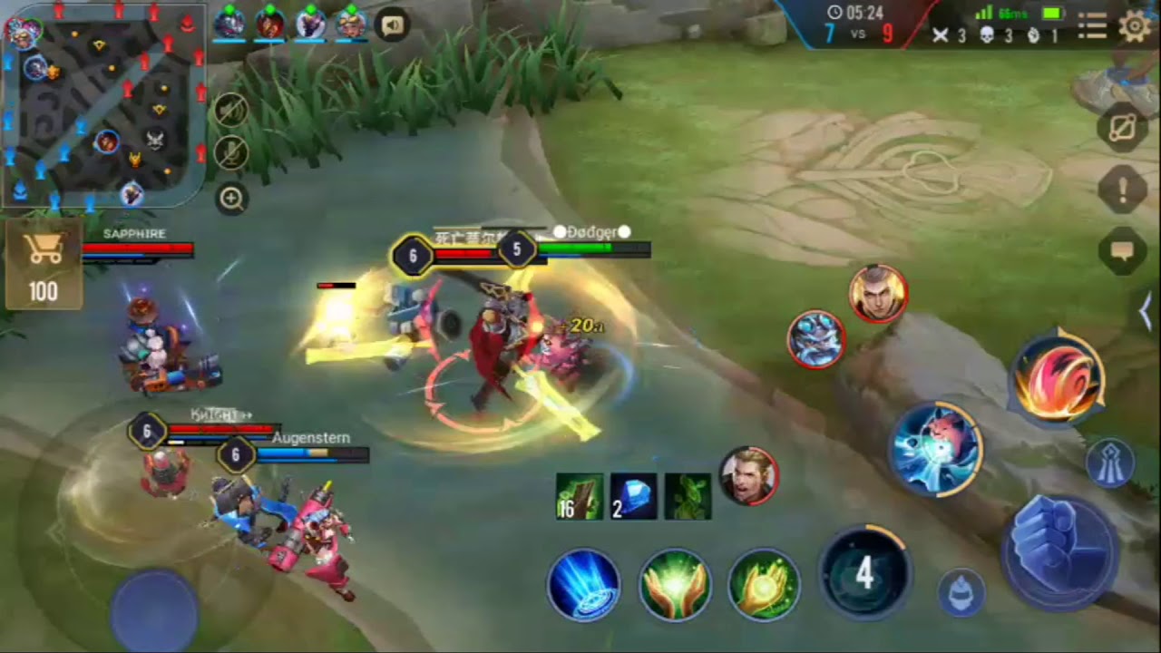 Hyper carry support. Zip gameplay. Aov. Rov - YouTube