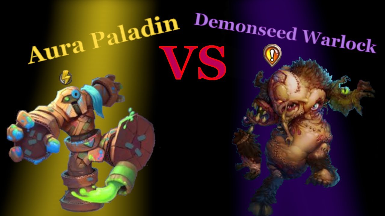 Aura Paladin vs Demon Seed Warlock | Hearthstone
