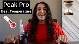 Puffco Peak Pro Best Settings (Time and Temp) | Tips and Tricks