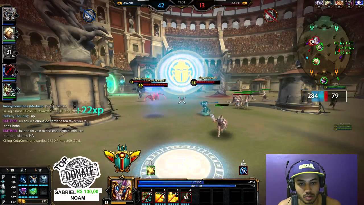 SMITE BRASIL - CHAT EM www.hitbox.tv/gamesserious