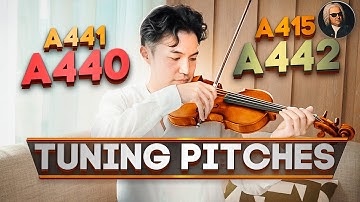 Open Strings Instrument Tuning Pitch [A440, A441, A442, A415]