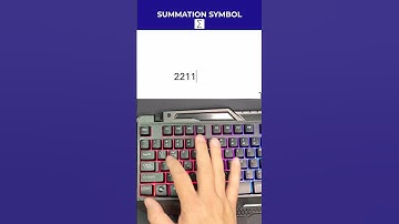 Summation Symbol Shortcut for Microsoft Word | Easy Sigma Symbol