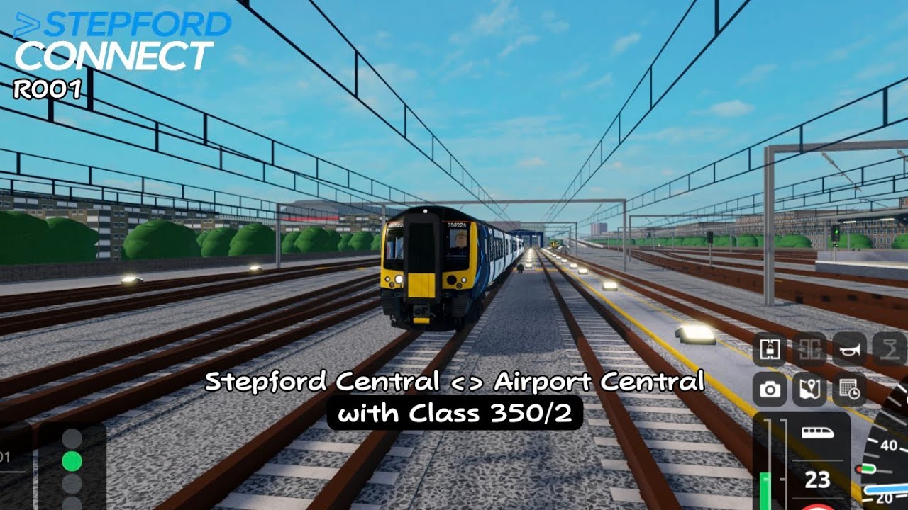 Scr Routes R001 Stepford Central to Airport Central (R001) with Class 350/2 - SCR ...