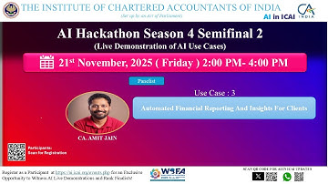 AI Hackathon S4 SF2 UC3 - Automated Financial Reporting & Insights - CA. Amit Jain