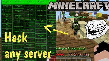 How to hack any server in minecraft 1.2.10/1.2.9 (hack in 1mins hack in easy process 100%Working)