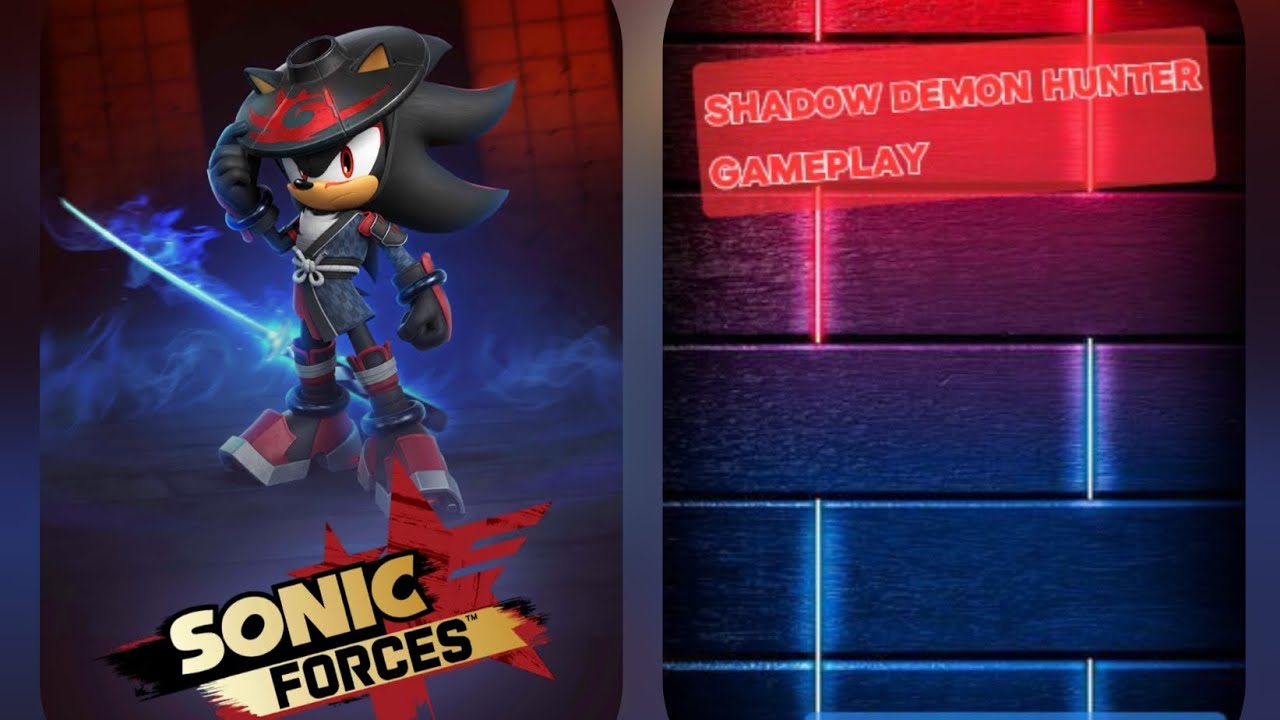 Shadow Demon Hunter Gameplay | Sonic Forces Speed Battle - YouTube
