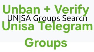How to unban🤳🏼and verify✔️Unisa Telegram Groups📲 #update #education #trending #motivation #world