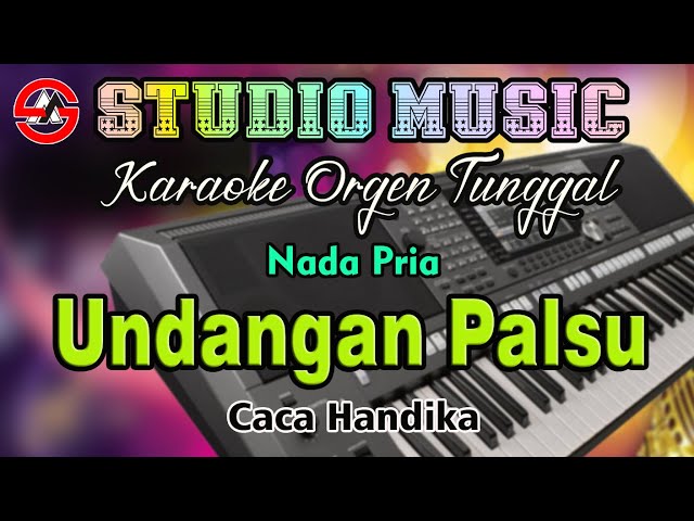 Undangan Palsu - Caca Handika Karaoke Nada Pria Full Music Dangdut Orgen Tunggal class=
