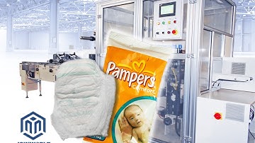 Diapers flow wrap machine with automatic feeder -Joinworld