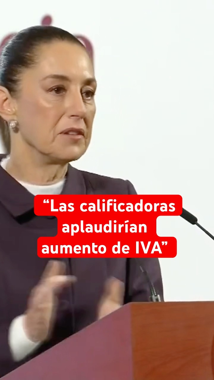 Sheinbaum descarta implementar reforma fiscal para el próximo año #shorts