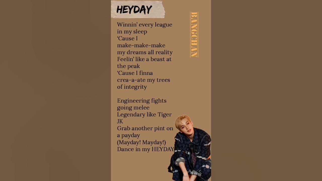 3RACHA Heyday Bangchan rap