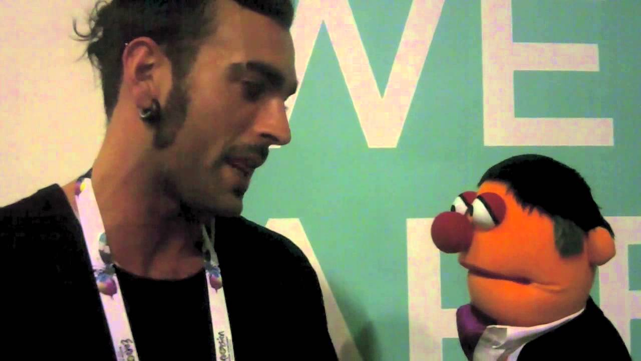 Terry Vision is scared of Marco Mengoni