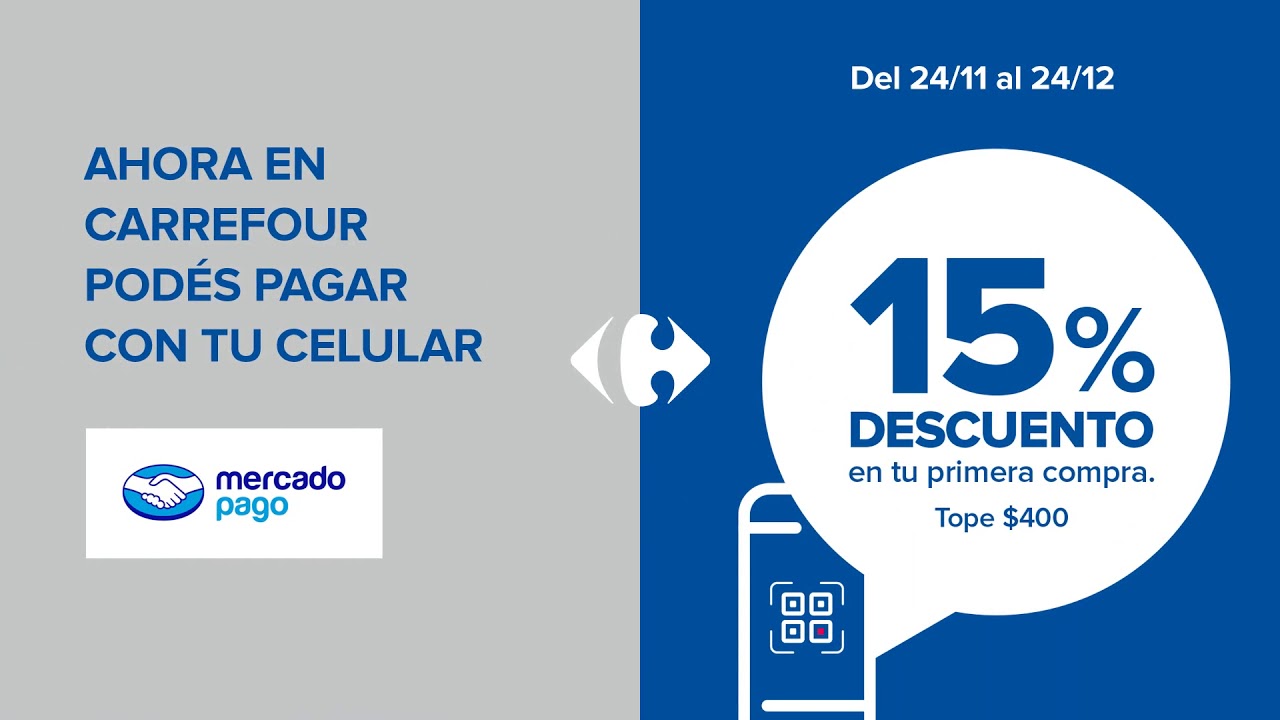 ¿Cómo pagar Carrefour con Mercado pago?