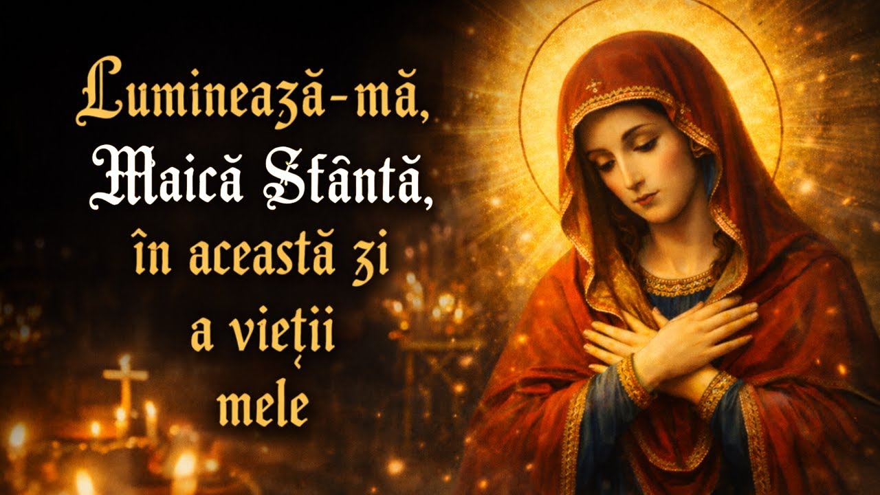 Luminează-mă, Maica Domnului, în această zi a vieții mele | Rugăciune de dimineață până la lacrimi