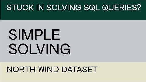 SQL Beginners (Northwind data set easy 3)