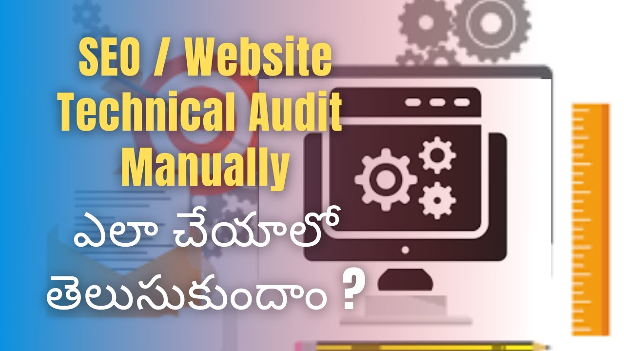 How to do Website Technical SEO Audit Manually Telugu | SEO Tutorial ...
