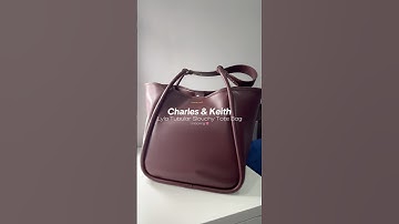 Finally got the ​Charles & Keith tubular slouchy tote bag 💗 it’s gorgeous!! #charleskeith #totebag