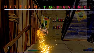 When you Switch from Hitfilm Express to Davinci Resolve...