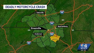 Coroner releases names of motorcycle crash victims in Laurens County