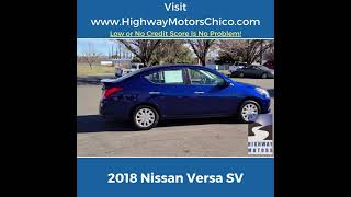 2018 Nissan Versa Sv Sedan 4D