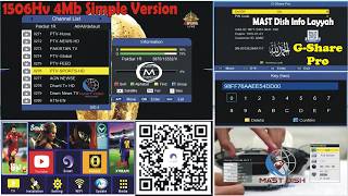 1506HV New Software 2026 | PTV Sports BISS Key (0 Button) | G Share Pro | Nashare | Nashare V2 screenshot 4