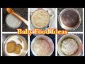 Breakfast Recipes for 1-2 year Baby | 10 Quick & Easy Breakfast recipes for Babies