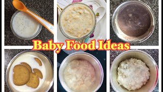 Breakfast Recipes for 1-2 year Baby | 10 Quick \& Easy Breakfast recipes for Babies