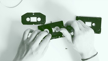 CREATE A BASIC TAPE LOOP FROM CASSETTE - HAND